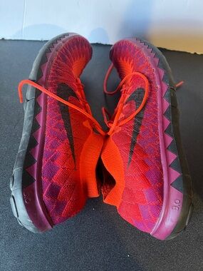 Nike Free 3.0 Flyknit Bright Crimson University Red women’s size 7.5